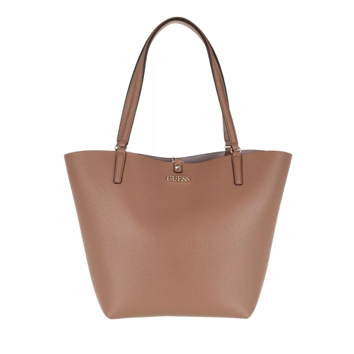 Guess Alby Toggle Tote Mocha/Rosewood Shopper