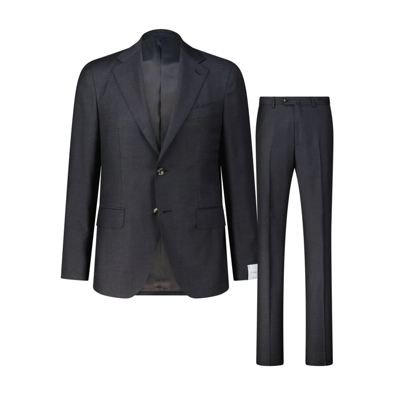 Emanuela Caruso Combinaison de costume Zweiteiliger Anzug Aida aus Wolle grau