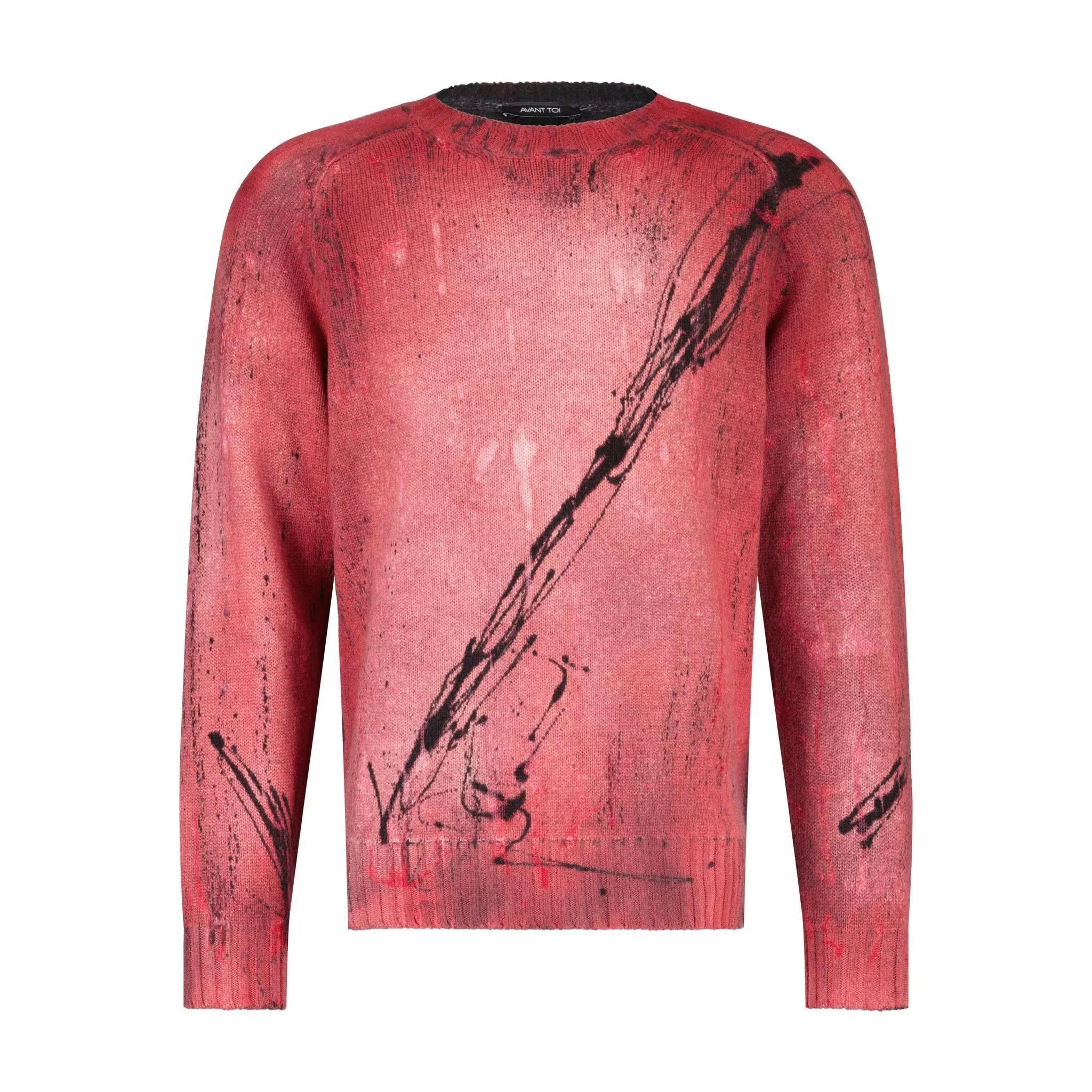 CALIBAN - Pullover aus Woll-Kaschmir-Mix 47701922513242 - Größe L - red