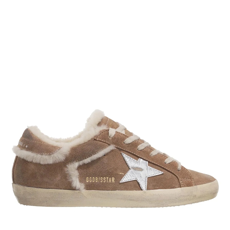 Golden Goose Low-Top-Sneaker Superstar Double Quarter Tabacco