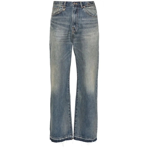 R13 D'arcy High-Rise Loose Blue Denim Pants Blue Jeans