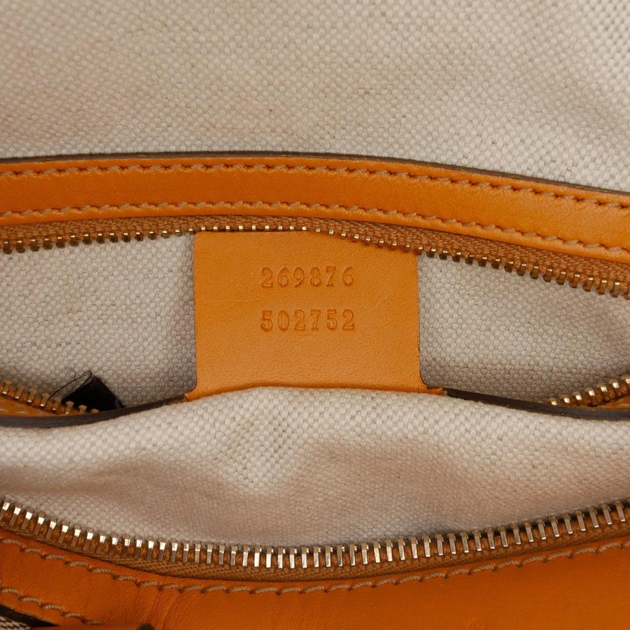 Thumbnail - Gucci Hobo Bags - Small GG Canvas Web Joy Boston Bag - Gr. unisize - in Braun - für Damen