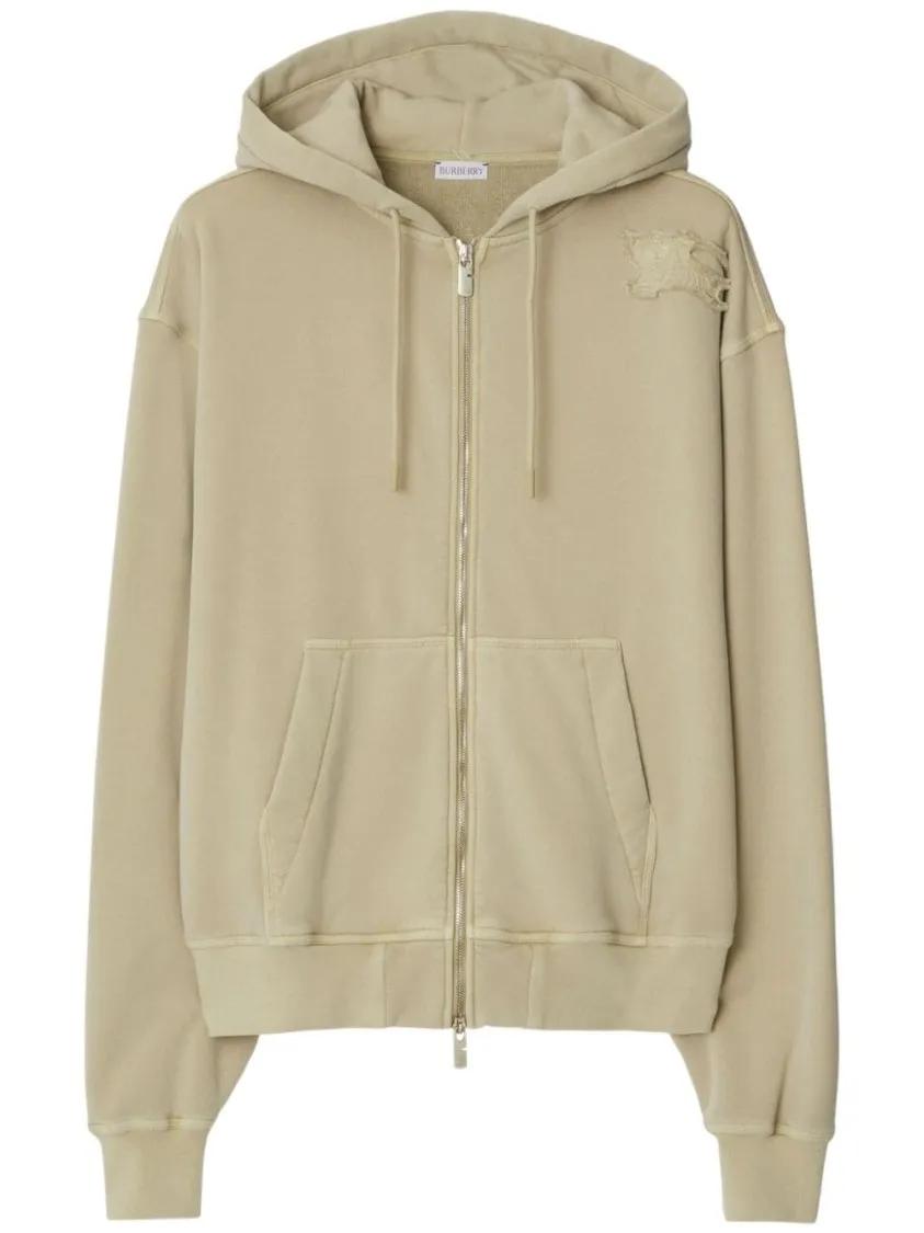 Burberry - Beige Hoddie Sweatshirt - Größe L - beige