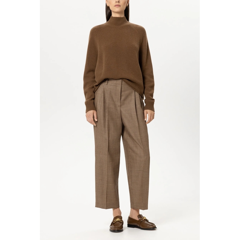 Luisa Cerano Trui met col Turtleneck aus Kaschmir-Mix caramel(Image 2)