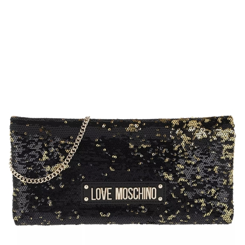 Love Moschino Sequined Crossbody Bag Black Crossbody Bag