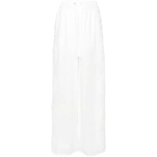 Zimmermann  White Halliday Wide-Leg Trousers White