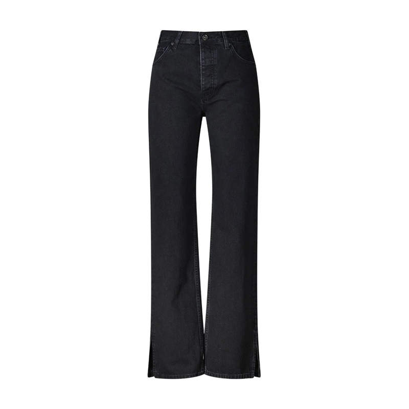 Anine Bing Jeans Straight-Fit Jeans Roy schwarz