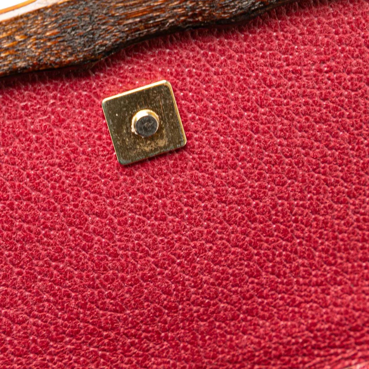 Thumbnail - Gucci Hobo Bags - GG Canvas Bamboo Bar Crossbody - Gr. unisize - in Braun - für Damen