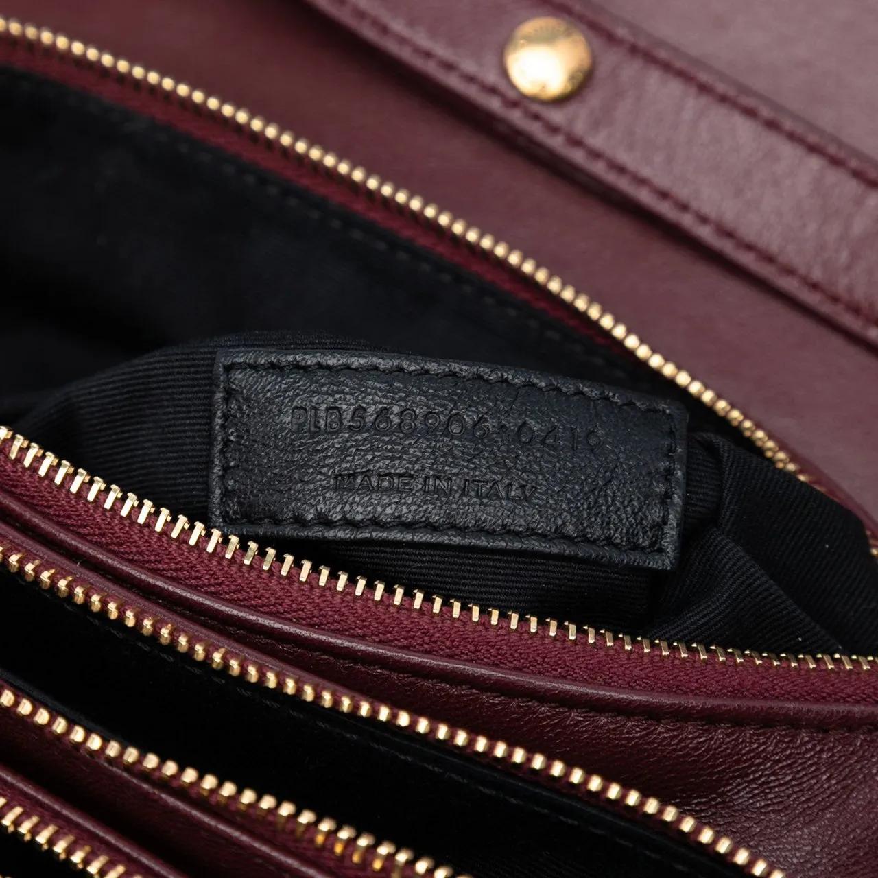 Thumbnail - Saint Laurent Hobo Bags - Diamond Quilted Lambskin Angie Chain Bag - Gr. unisize - in Rot - für Damen