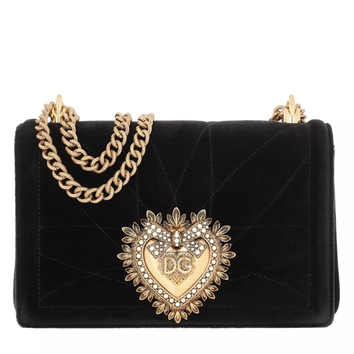 Dolce&Gabbana Devotion Bag Medium Nero Cross body-väskor