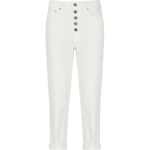 Dondup Broeken Trousers White none