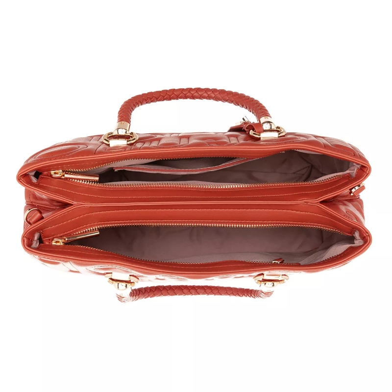 LIU JO Tote Ecs M Satchel Double Zip  Red Tea(Image 6)