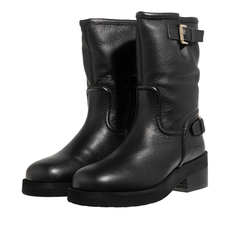 Nubikk Biker Boots Eve Leva Fur Black Grain(Image 3)