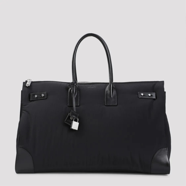 Saint Laurent Black Ysl Duffle Bag Black Weekender