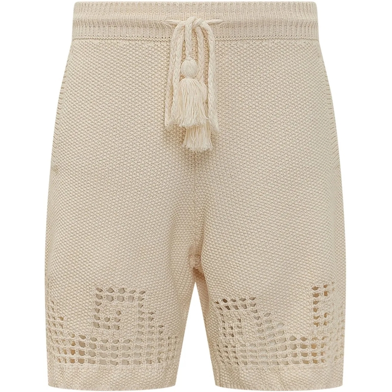 Alanui Shorts Bermuda weiß