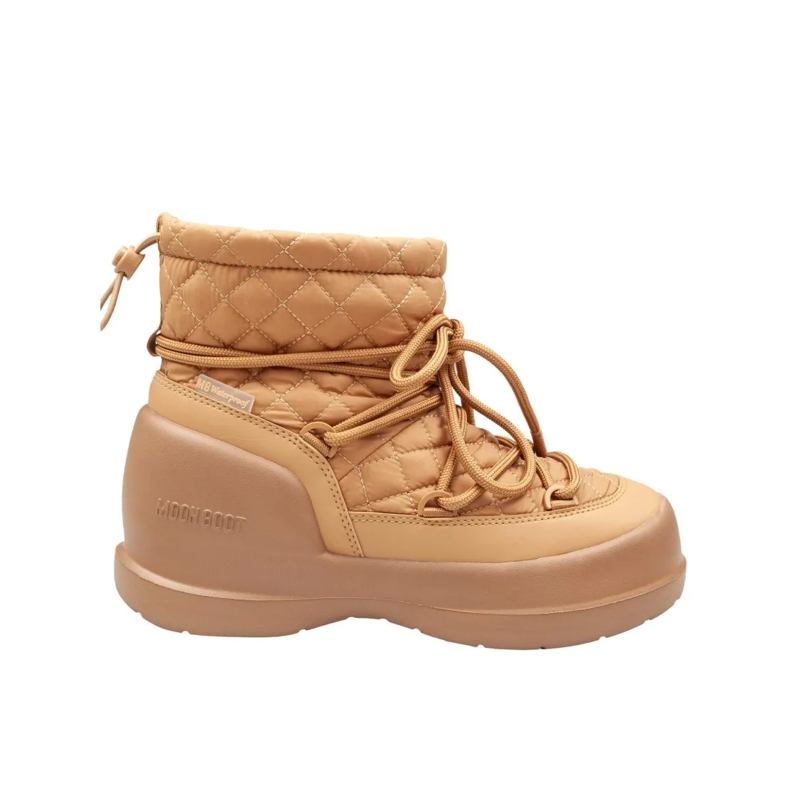 Moonboot Laarzen Quilted Half-Moon Mid Boot, Sand Neutrals
