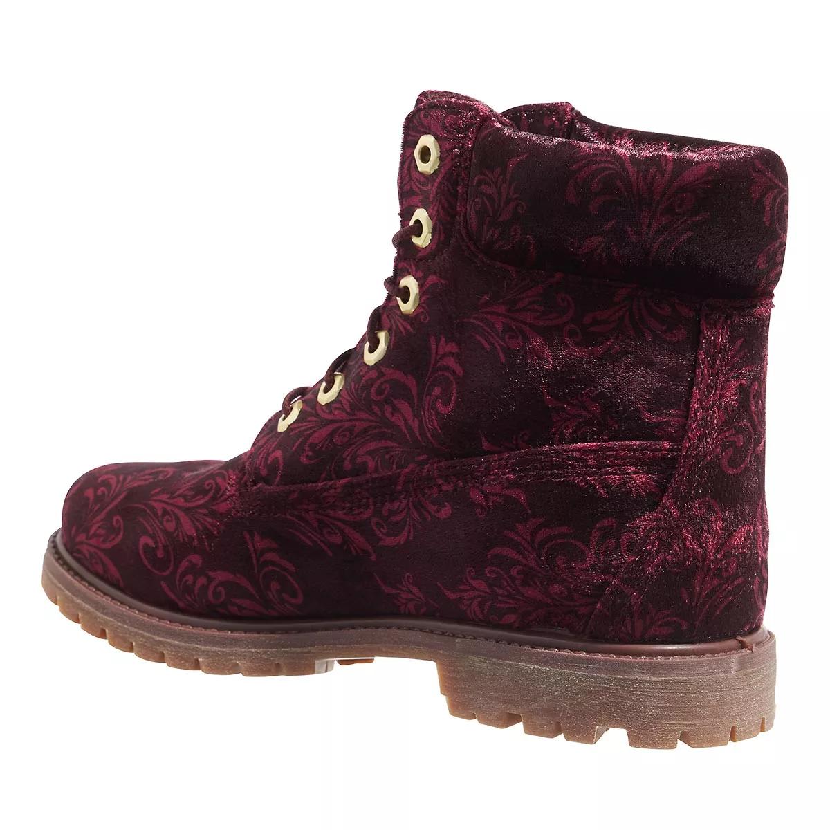 Maroon best sale velvet timberlands