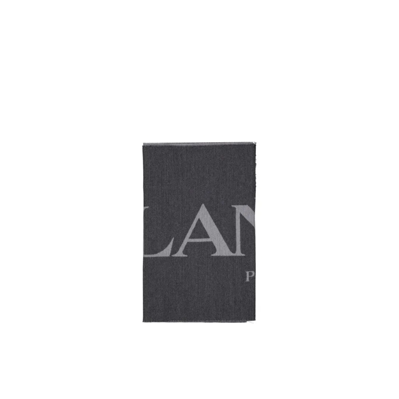 Lanvin Leichter Schal Wool And Silk Scarf Grey