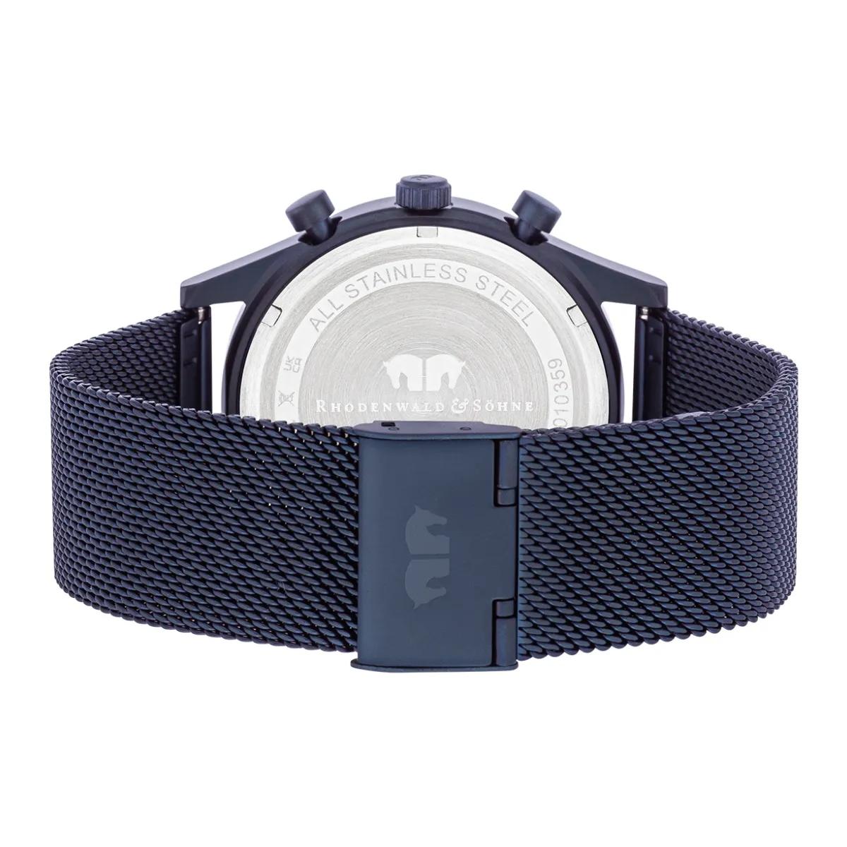 Thumbnail - Rhodenwald & Söhne Uhren - Herren Armbanduhr Goodwill Edelstahl - Gr. unisize - in Blau - für Damen