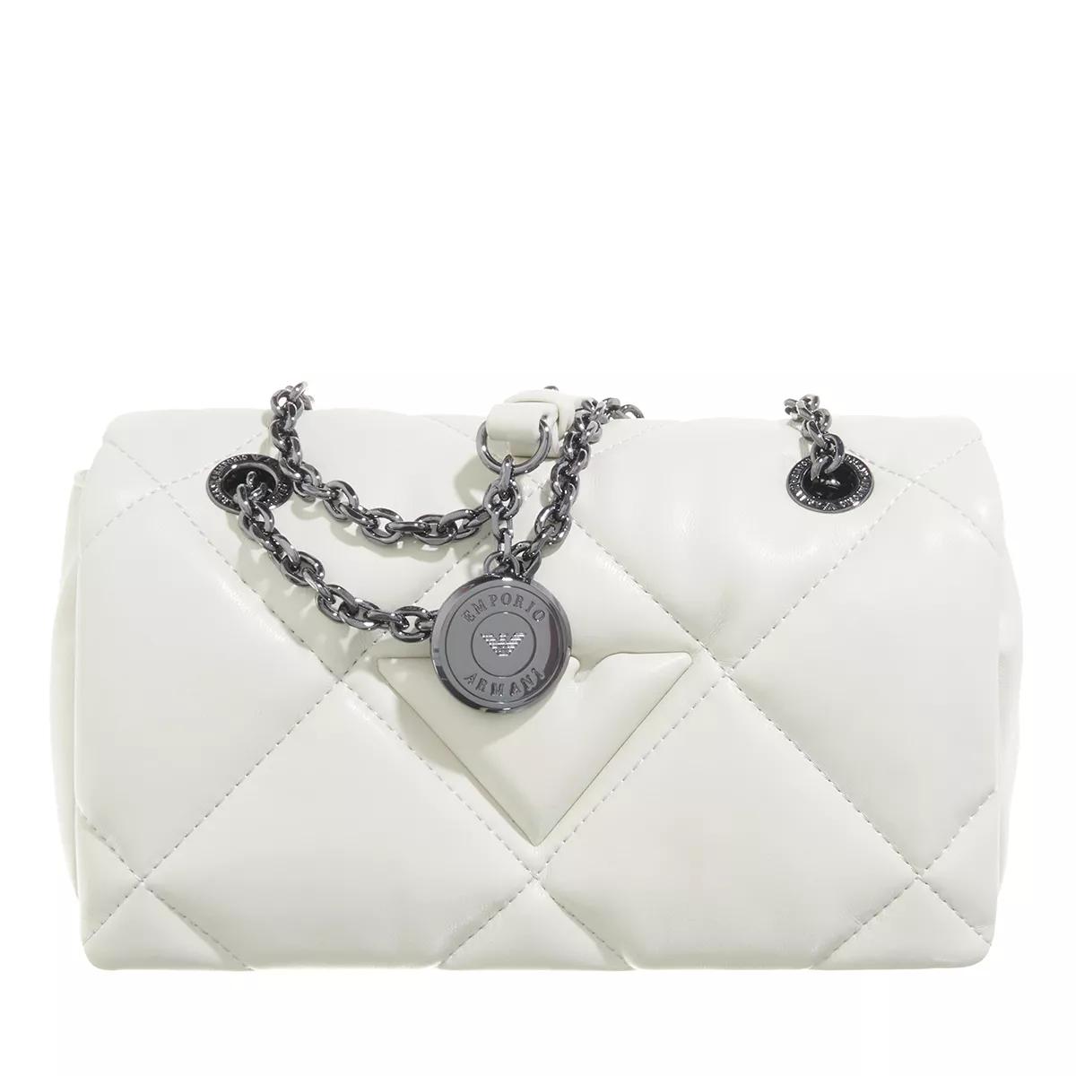 Emporio Armani Crossbody Bags - Pochette Simil Nappa - Gr. unisize - in Creme - für Damen