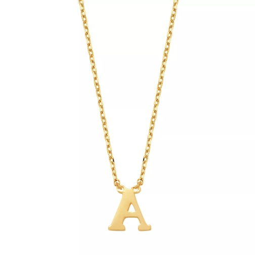 Isabel Bernard Medium Halsketting Le Marais Chloé 14 Karat Initial Necklace Letter A Gold