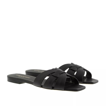 Black ysl outlet slides