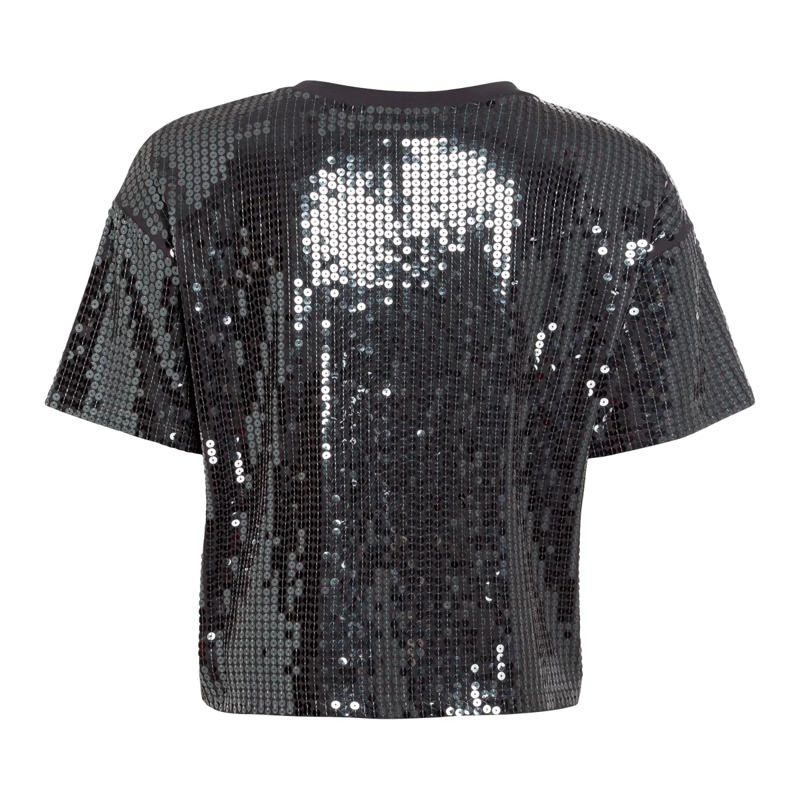 Marc Aurel T-Shirt Paillettenshirt schwarz(Image 5)