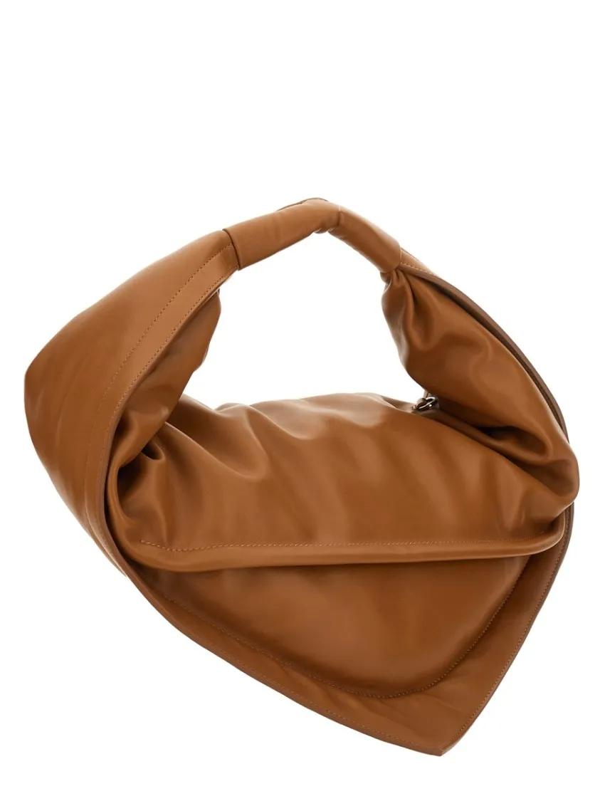 Federico Cina Crossbody bags Tortellini Midi Bag in bruin
