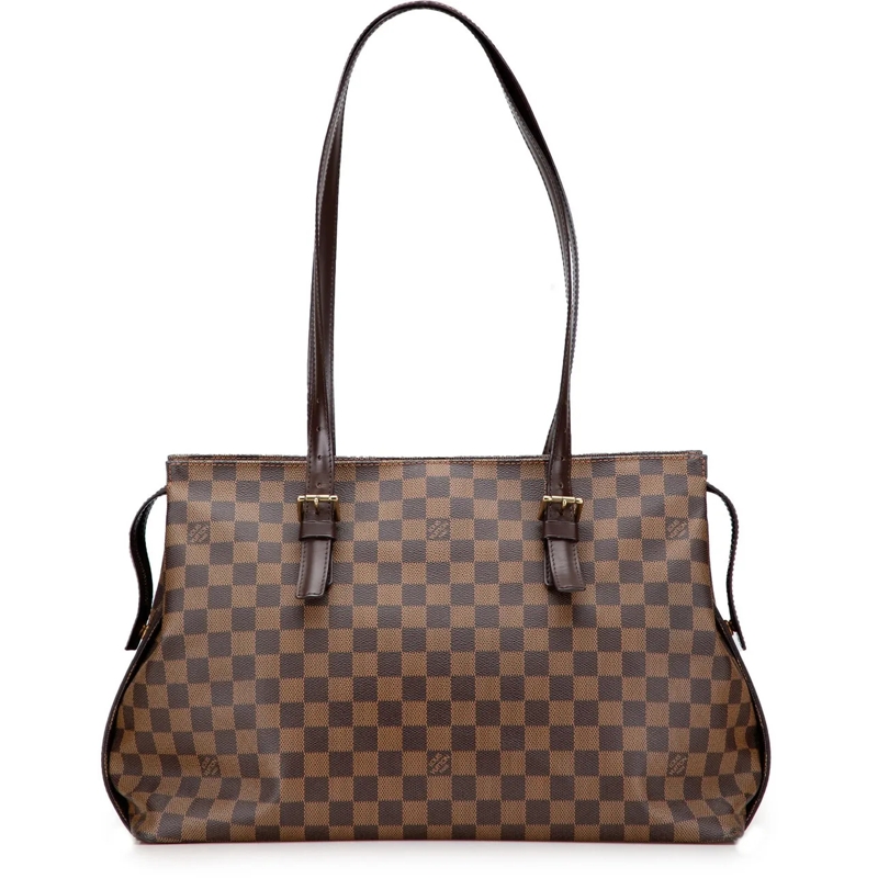 Louis Vuitton Schultertasche Damier Ebene Chelsea braun