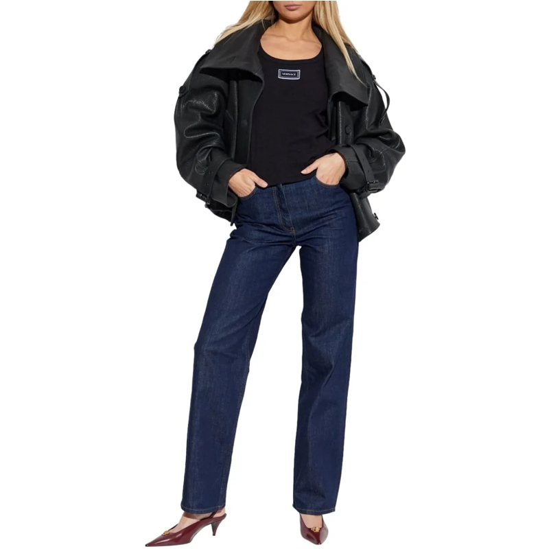 Versace Top Top Black schwarz