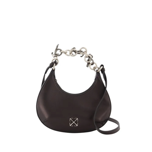 Off-White Schoudertas Hemisphere Shoulder Bag - Leather - Black Black