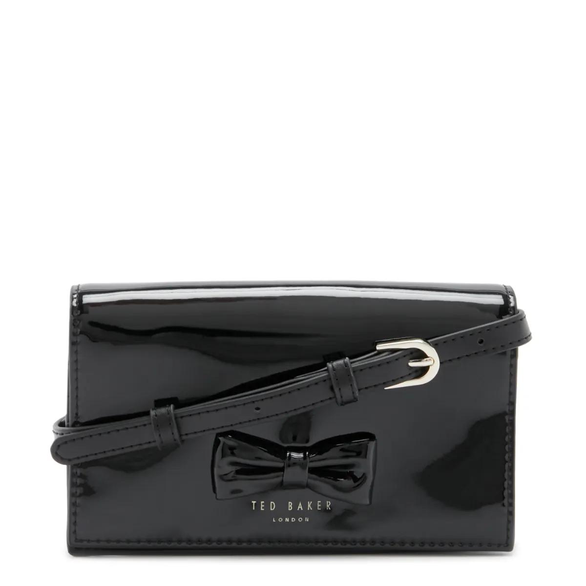 Ted Baker Crossbody Bags - Ted Baker Schwarz Leder Umhängetasche TB274040B - Gr. unisize - in Schwarz - für Damen