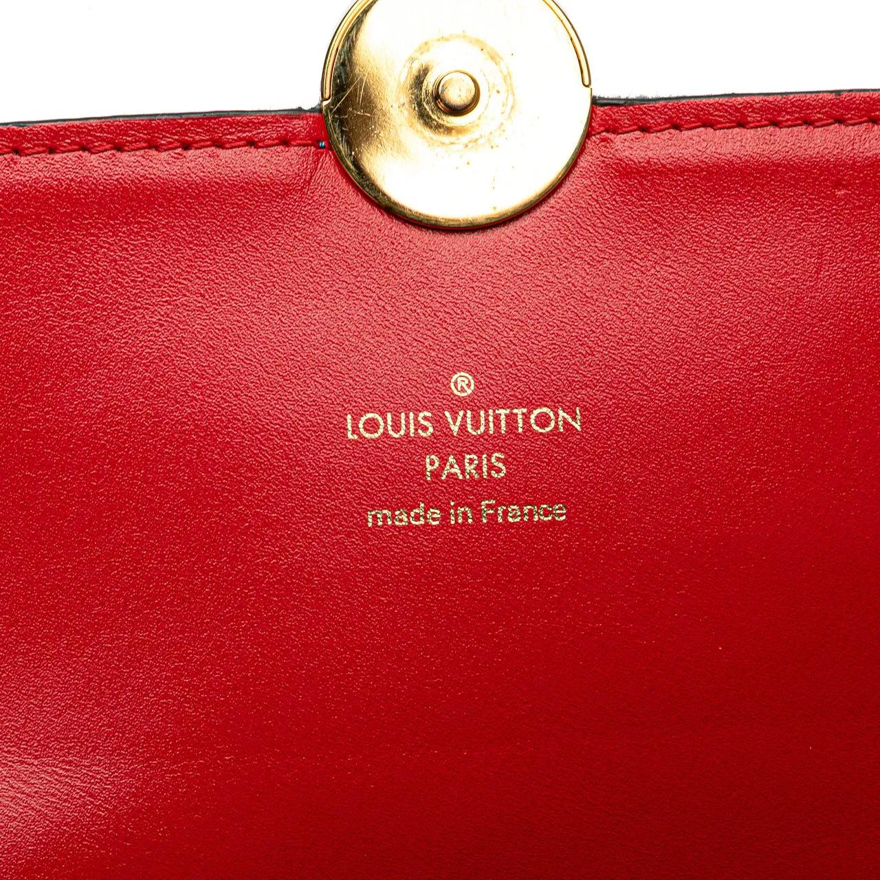 Thumbnail - Louis Vuitton Hobo Bags - Monogram Denim Patchwork Fiore Chain Wallet - Gr. unisize - in Blau - für Damen