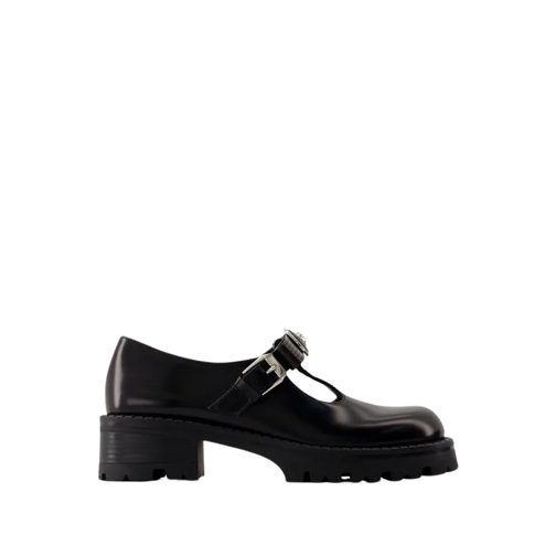 Versace Derbies - Leather - Black Black Pantofola ballerina