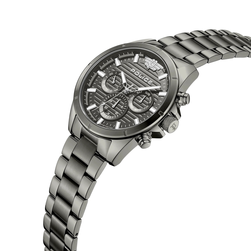 Police Automatikuhr Quarzuhr Malawi dunkel-grau(Image 2)