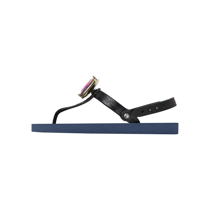 UZURII Flip Flops Zehentrenner Selena Diamond Blue marineblau