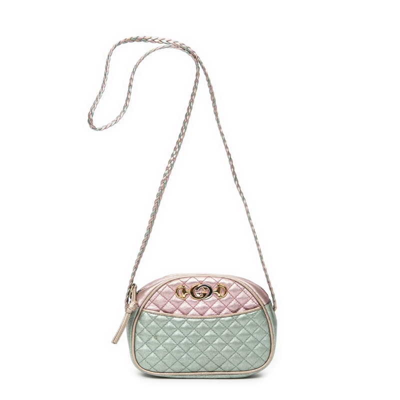 Gucci Crossbody Bag Trapuntata Camera Crossbody pink