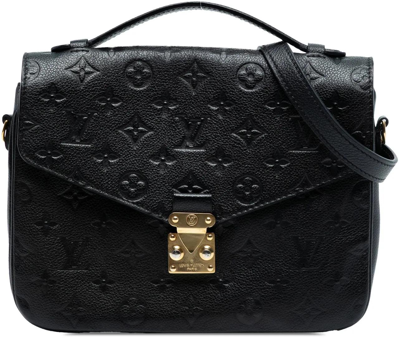 Louis Vuitton Hobo Bags - Monogram Empreinte Pochette Metis - Gr. unisize - in Schwarz - für Damen