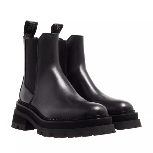 Zadig & Voltaire Ride Chelsea Semy-Shiny Calfskin Noir Botte Chelsea