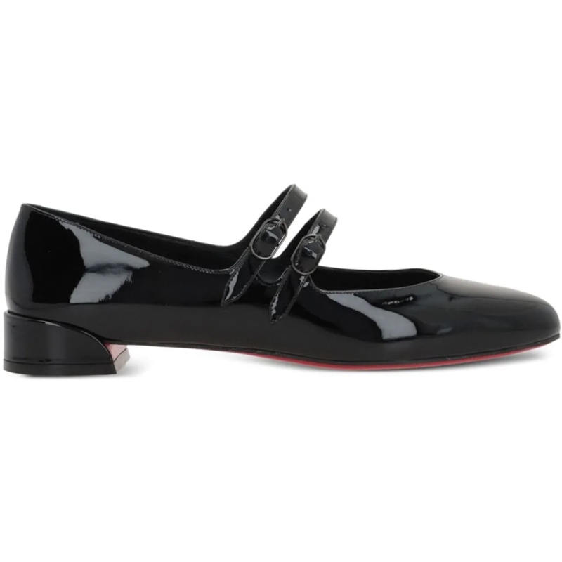 Christian Louboutin Ballerinas Flat Shoes Black schwarz