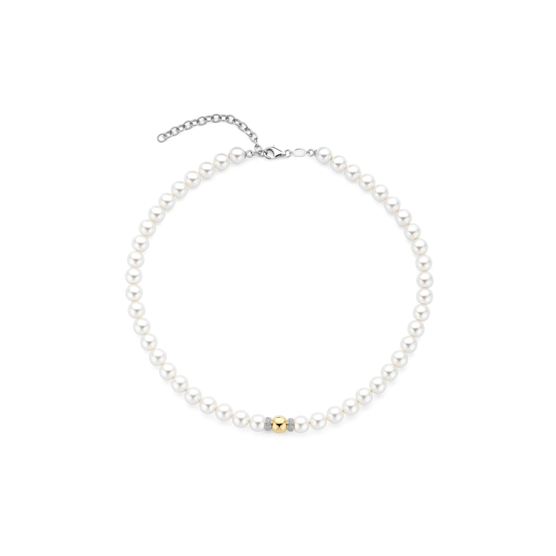 Ti Sento Mittellange Halskette 925er Sterlingsilber Halskette gold(Image 4)