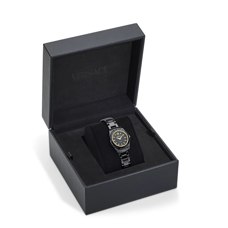Versace Quarzuhr Quarz Analog Uhr Dv One Mini schwarz(Image 4)