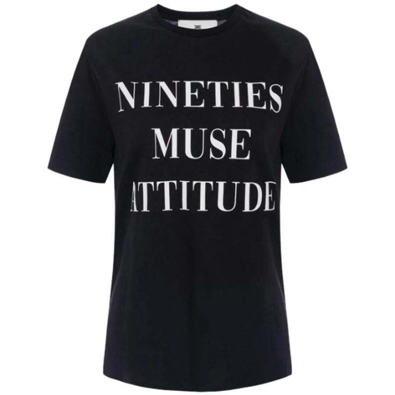 Elisabetta Franchi T-shirt T-Shirts And Polos Black schwarz