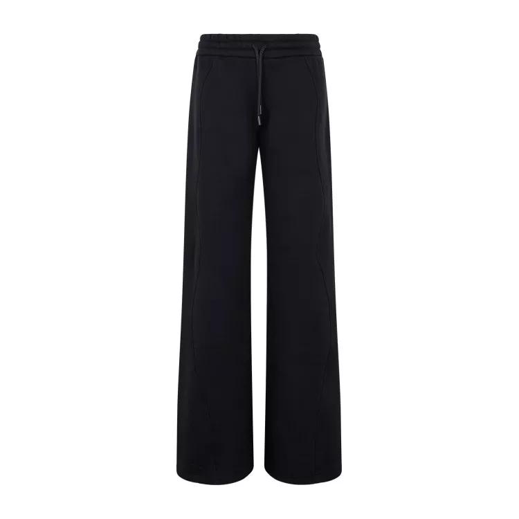 Off-White - Black Round Cotton Sweatpant - Größe XS - black