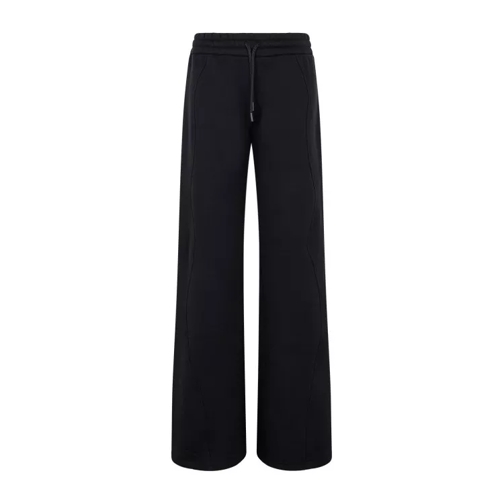 Off-White  Black Round Cotton Sweatpant Black