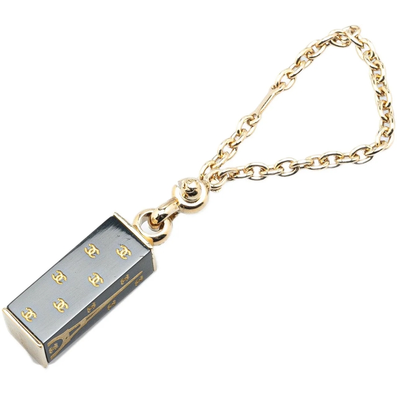 Chanel  Enamel Eiffel Tower Bag Charm schwarz