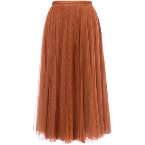 Philosophy Di Lorenzo Serafini Midi-Röcke Camel Brown Midi Skirt Brown