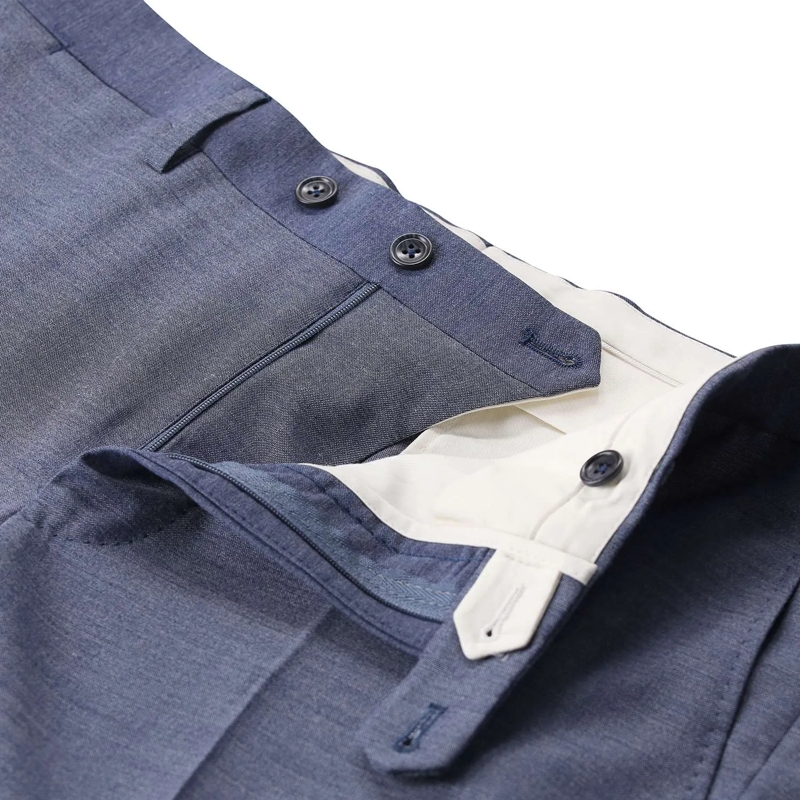 Tagliatore Combinaison de costume Zweiteiliger Anzug aus Wollmix blau(Image 6)