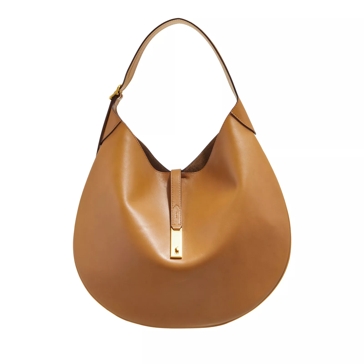 Polo Ralph Lauren Shoulder Bag Medium Tan Schultertasche