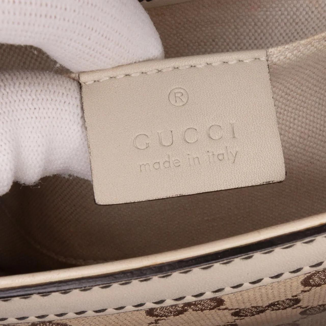 Thumbnail - Gucci Hobo Bags - Medium GG Canvas Emily Shoulder Bag - Gr. unisize - in Braun - für Damen